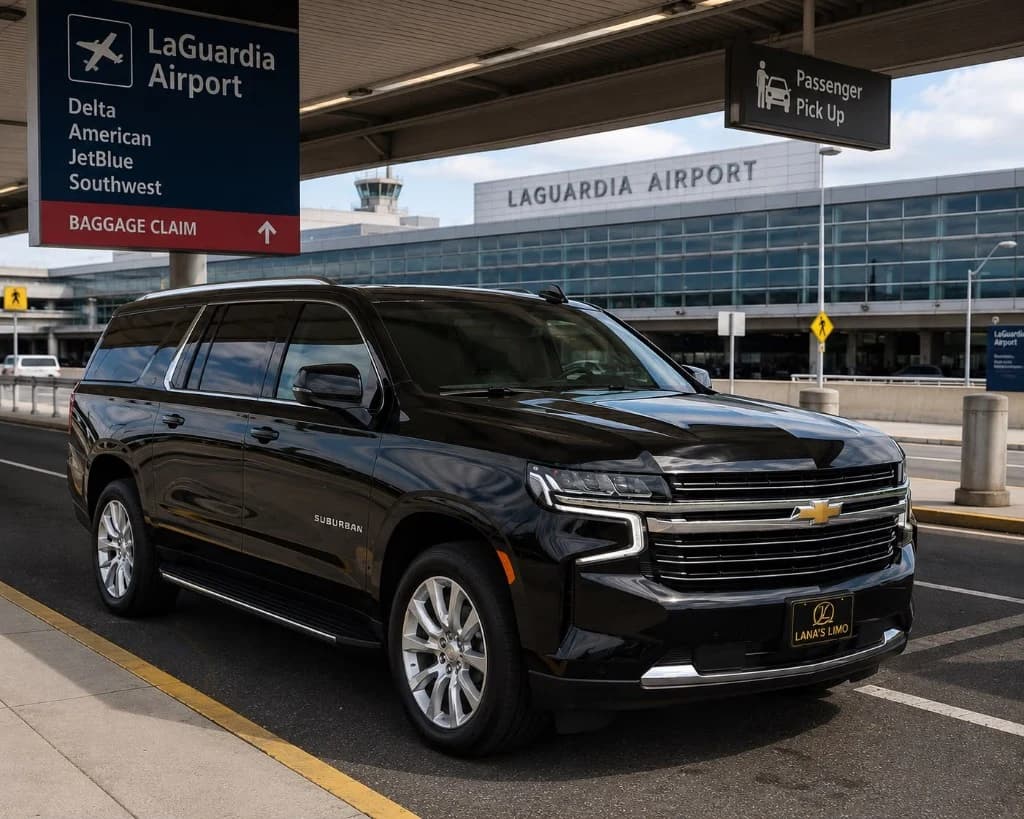 LGA airport limousine service with Lana's Limo