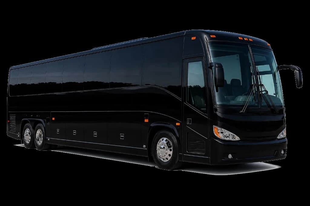 Lana's Limo 50 passenger coach bus for large group transportation