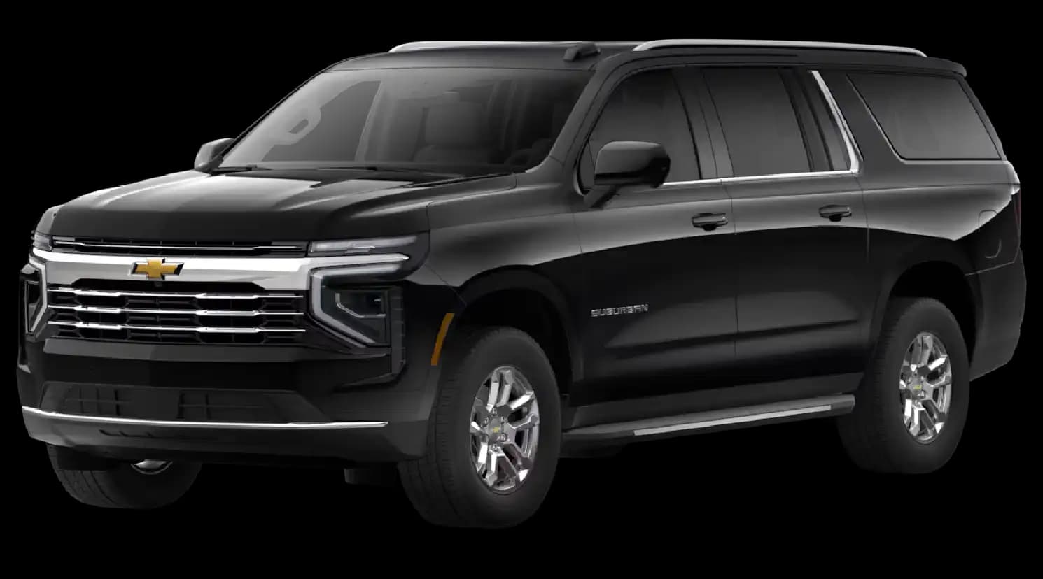 Lana's Limo luxury Chevrolet Suburban SUV for premium chauffeur and airport transportation