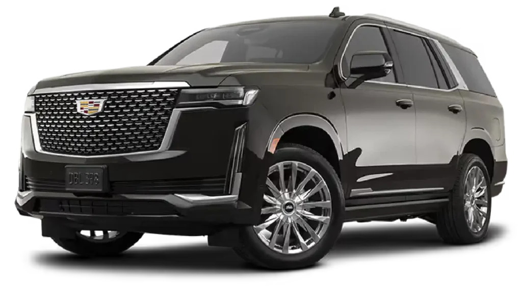 Lana’s Limo Cadillac Escalade luxury SUV for chauffeur service in White Plains NYC Westchester County and nearby areas