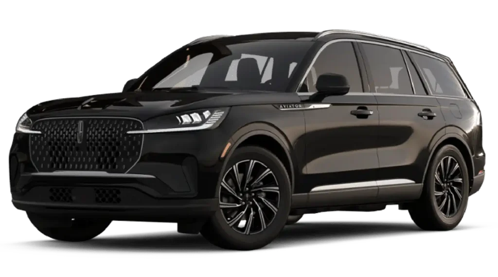 Lana’s Limo Lincoln Aviator luxury SUV for premium chauffeur airport and corporate transportation