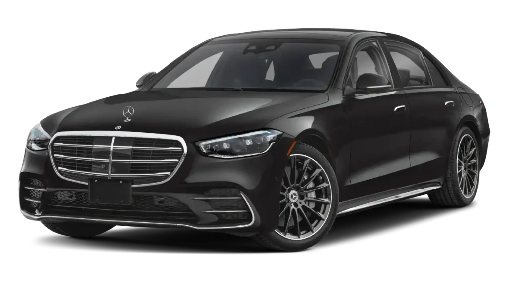 Lana’s Limo Mercedes S 500 luxury sedan for premium chauffeur airport and corporate travel service